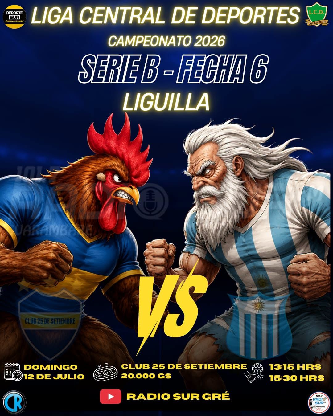 Club 25 de Setiembre 🆚 Club Luis Alberto de Herrera.